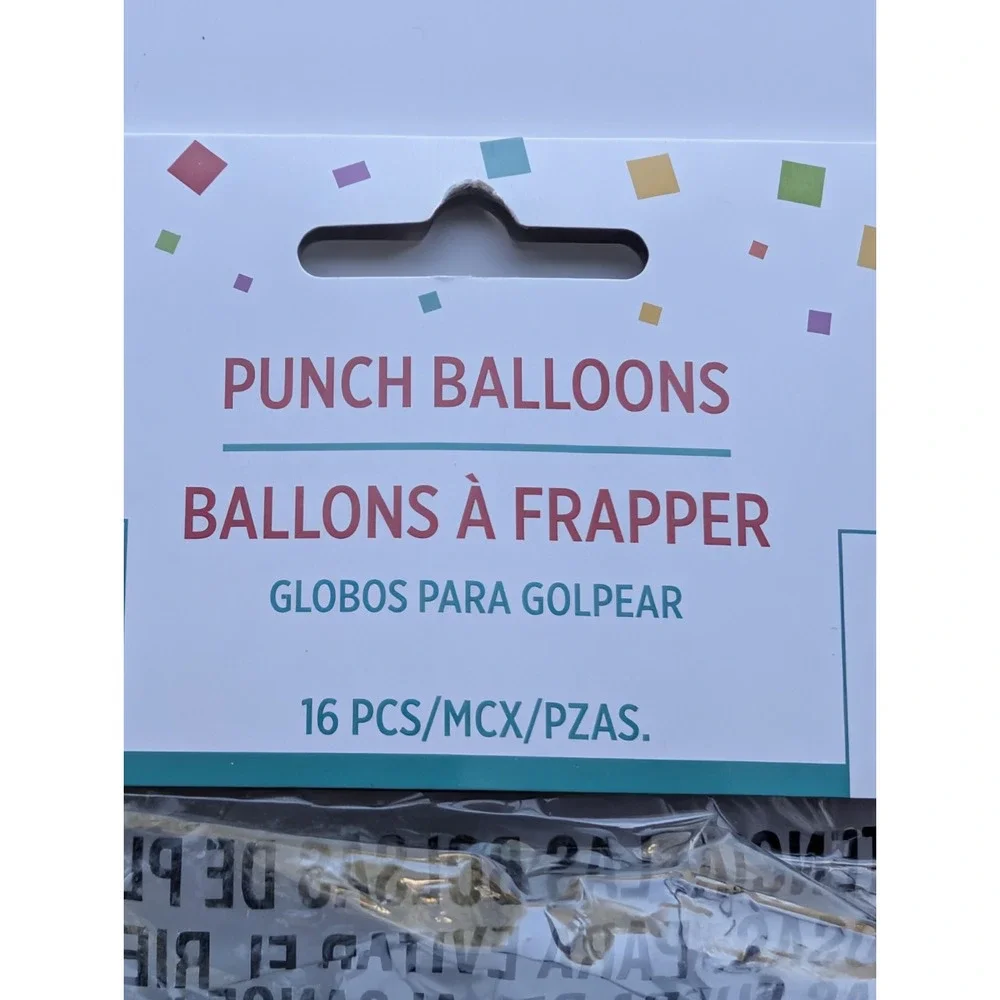 Punch‎ Balloons Astd Color Latex 16CT
